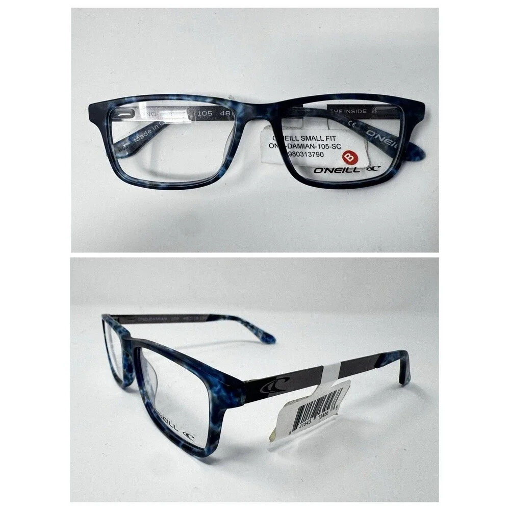 O’Neill ONO-Damian 105 Blue Black Eyeglass Frames New Old Stock 48-15-130